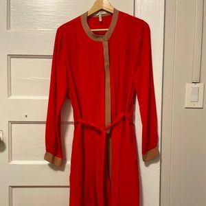 COPY - RESERVED - BCBG Max Azria Runway silk long-sleeve dress